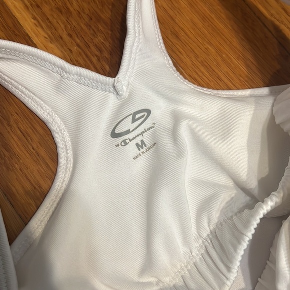 Women’s Champion Athletic White Tank Top with Built in bra - Picture 8 of 8